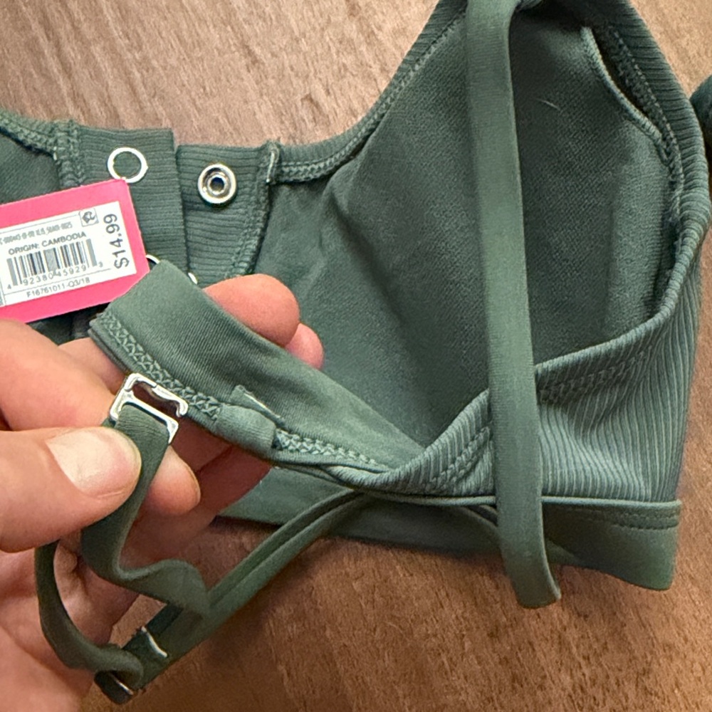 NWT Xhilaration Olive Green Bikini - Picture 4 of 5